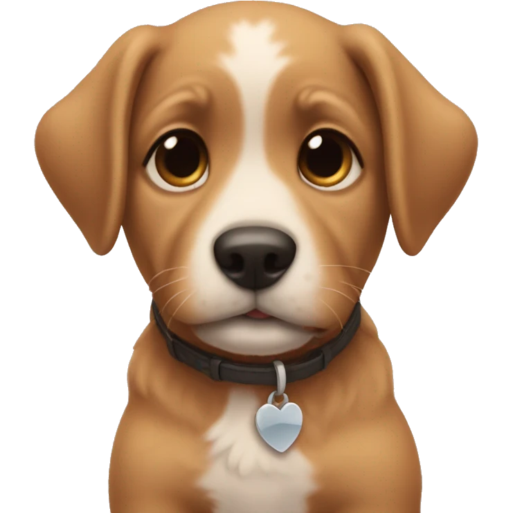 Puppy love emoji