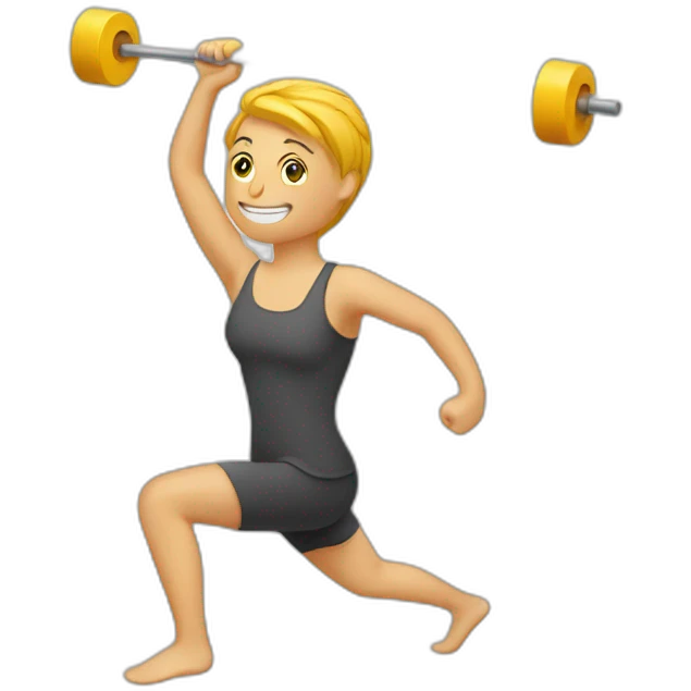 exercising the mind emoji