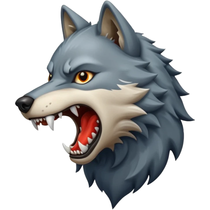 Wolf attack emoji