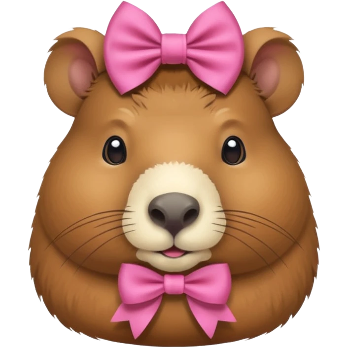 Capibara coquette  emoji