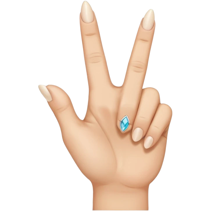 A hand with only the middle finger, the thumb, and the pinky pointed up. The ring and index fingers are down emoji