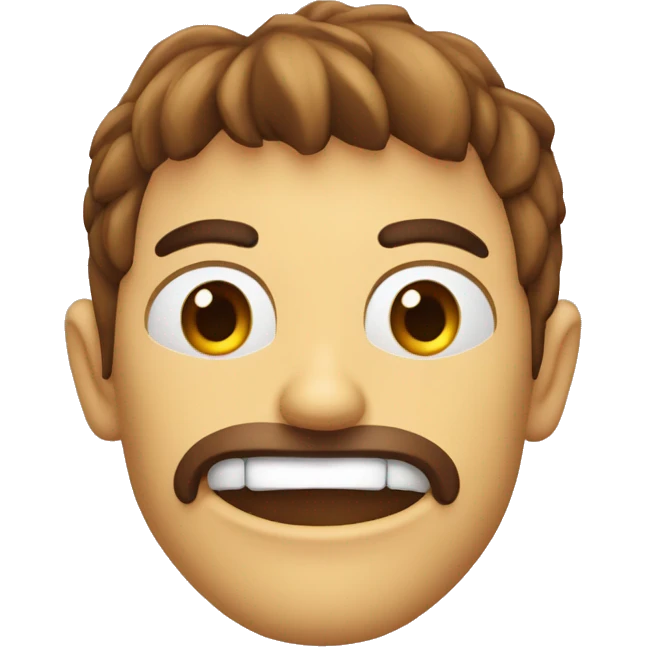 Mitad demonio y Mitad mano en la frente emoji