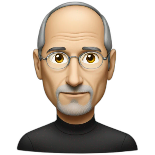 steve jobs side looking emoji