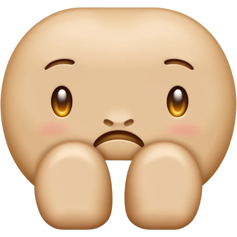 Un emojis content qui se gratte les fesse emoji