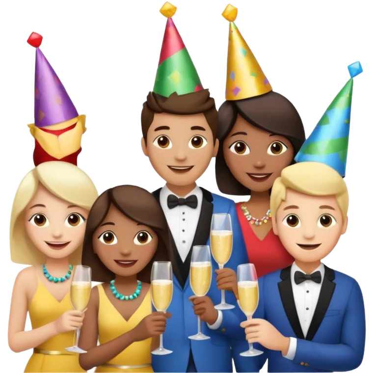 a group of LGBTQ people celebrating emoji