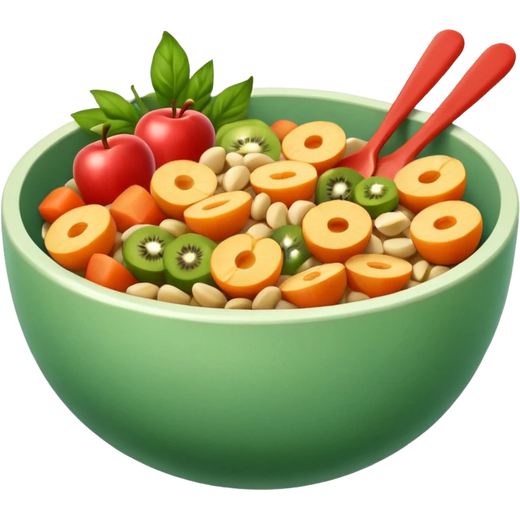 healthy bowl emoji