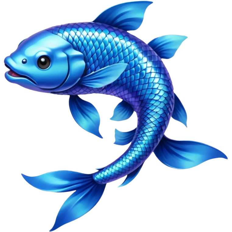Blue Koi emoji