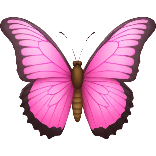 Butterfly pink emoji