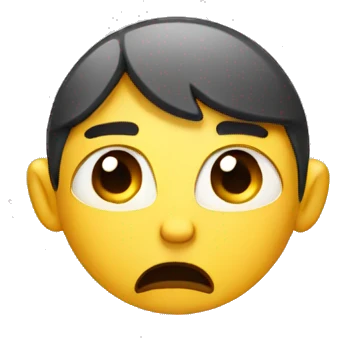 Confused expression emoji
