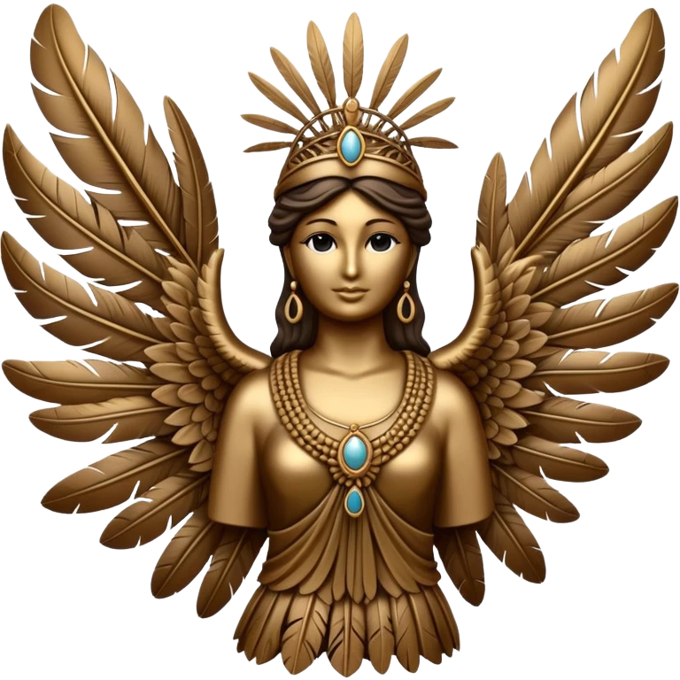 Estatua de la libertad con una paloma peruana en la emoji