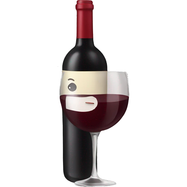 	red wine emoji