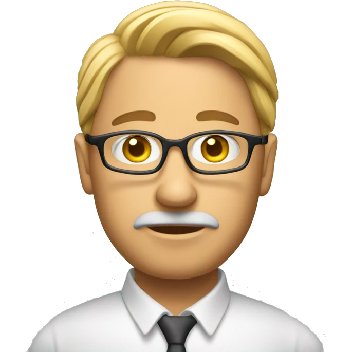 the person is an analyst emoji