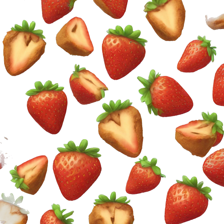 strawberry muffin emoji
