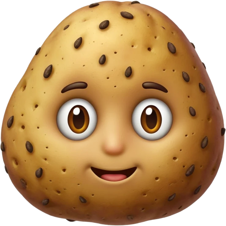 POTATO WITH NO FFACE emoji
