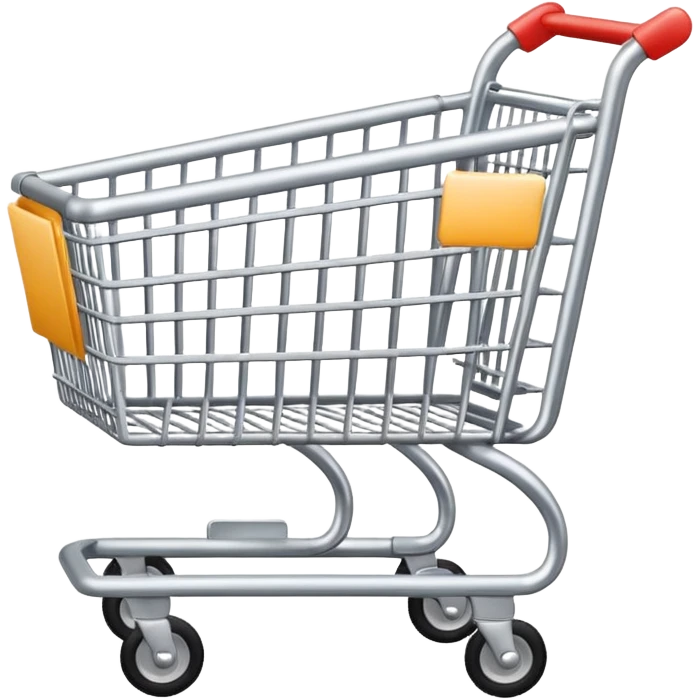 shopping cart silver emoji
