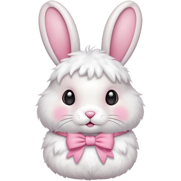 rabbit wear the bowknot emoji