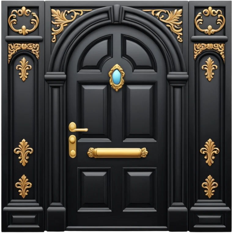 Black Door  emoji