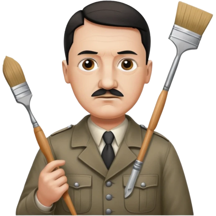  hitler painting a room emoji