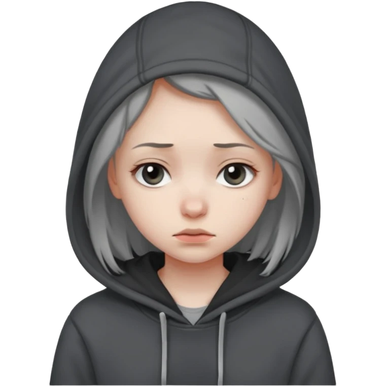 girl depressed emoji