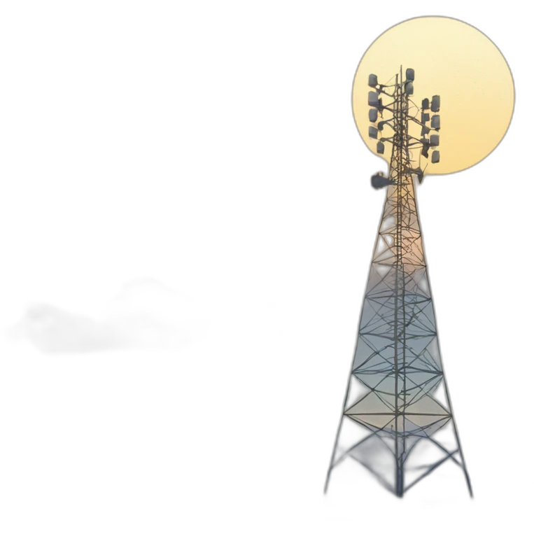 radio tower with signal waves emoji
