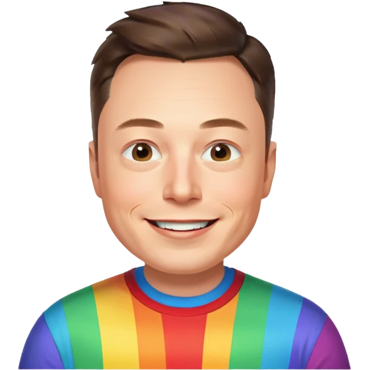 Elon musk pride emoji