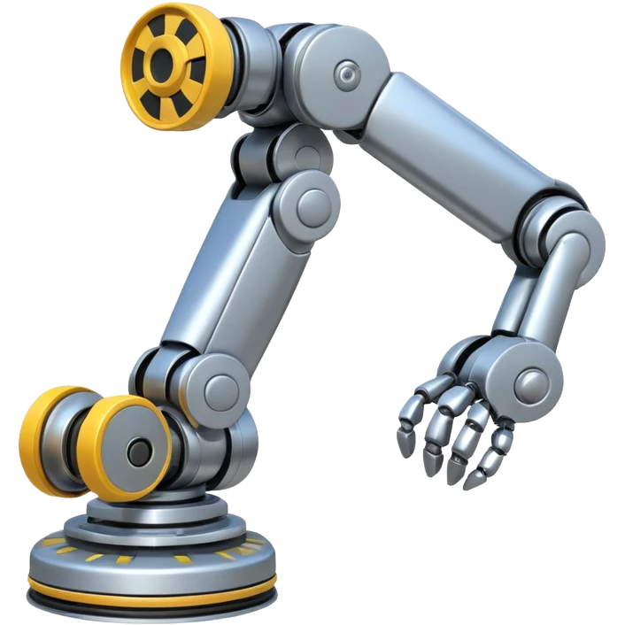 emoji about robot arm with AGV emoji
