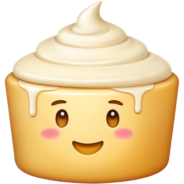 white creme emoji