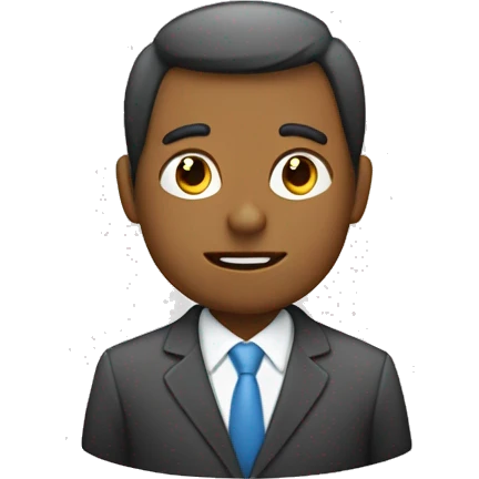  Un abogado revisando cuentas financieras con preocupación.
 emoji
