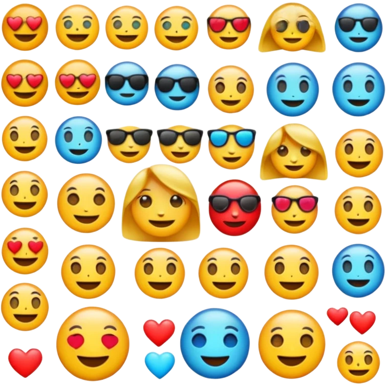  Colagem emoji astheric  emoji