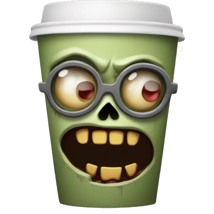 zombie coffee emoji