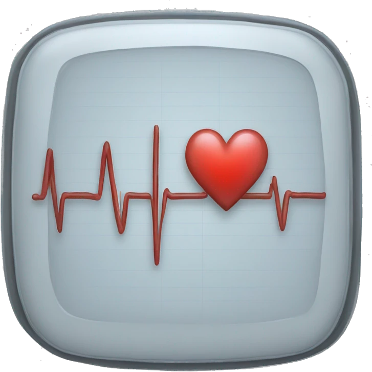 heart monitor emoji