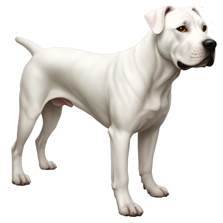 Dogo Argentino Dog Breed Full Body emoji