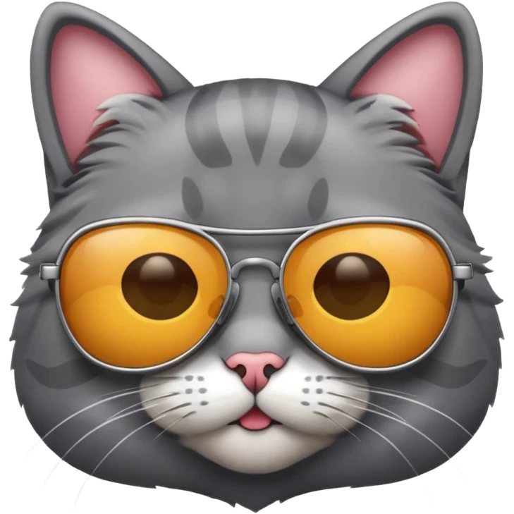Cat wearing sunglasses emoji