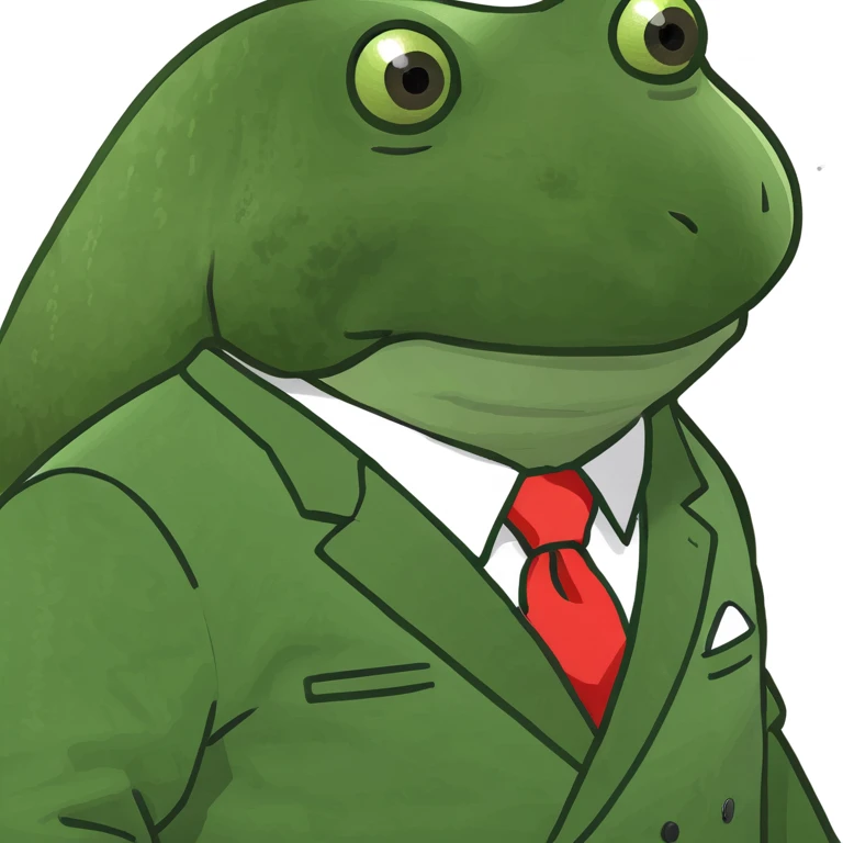 bufo in a japanese suit emoji