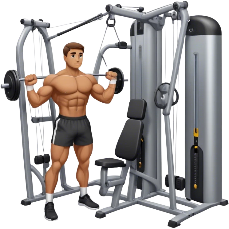 guy cable-crossover gym emoji