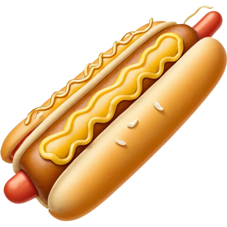 Merge an image of a popcorn kernwl with the graphical representaiton of the hotdog emoji. It can be bad and cringe emoji