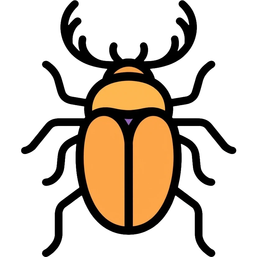 Ancient Egyptian scarab beetle symbol emoji