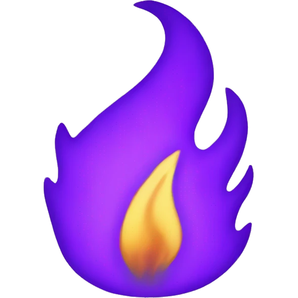 Purple Flames emoji
