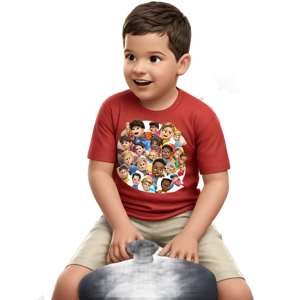 boys having fun indoors emoji