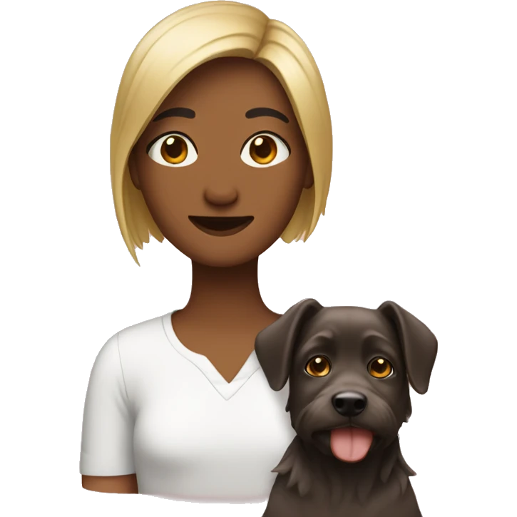 Me wearing a dog emoji