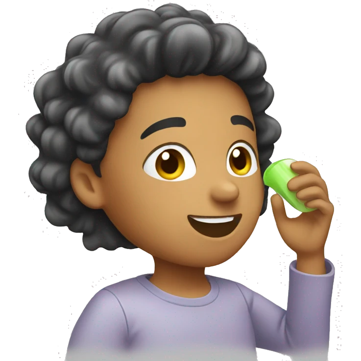 person applying shampoo emoji