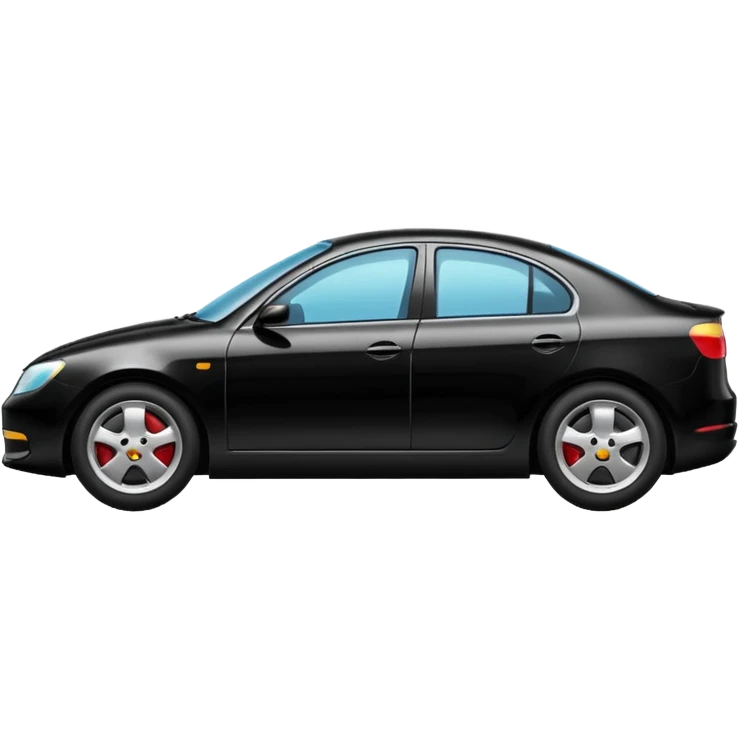 I want emoji with black car that face is in right side emoji