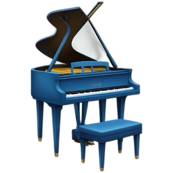 blue rhodes piano emoji