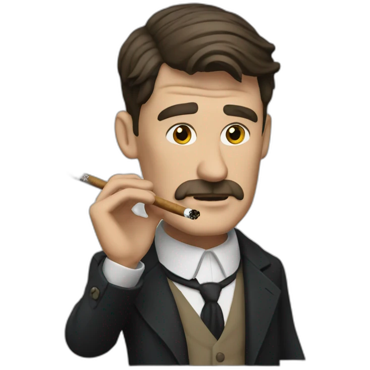 Tom Shelby smoking  emoji