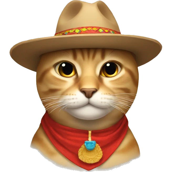 Gato con sombrero emoji