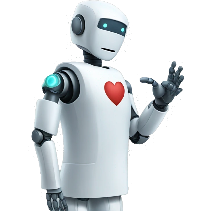 robot handshakes doctor emoji