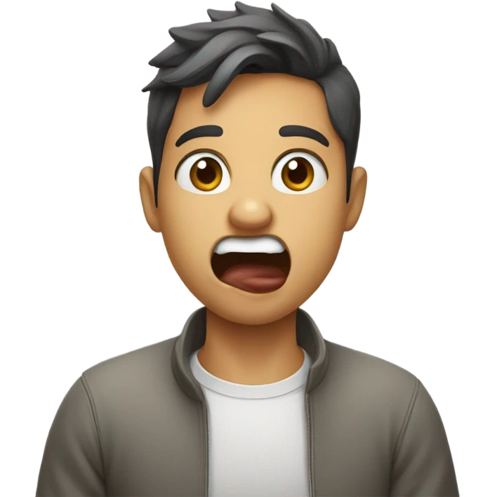 Mewing emoji