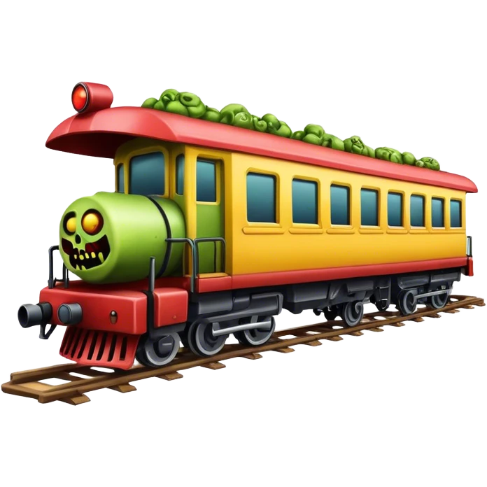 Zombie train emoji