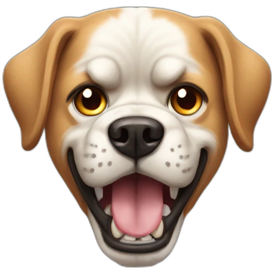 dog angry emoji