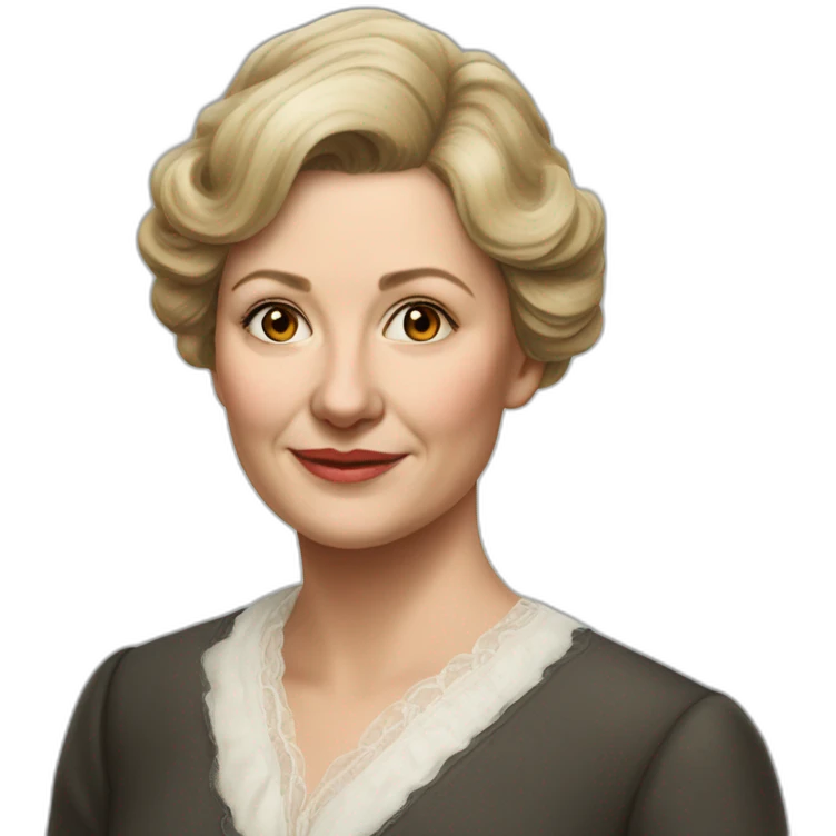 photorealistic marie skłodowska emoji
